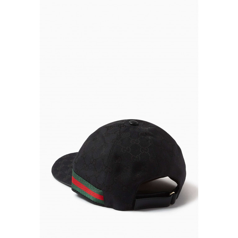 Gucci - GG Baseball Hat in Canvas Black
