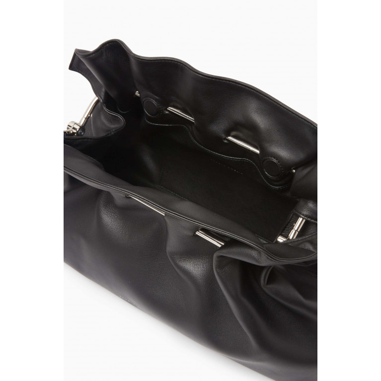 Studio Amelia - Pierced Maxi Pouch Bag in Nappa Leather
