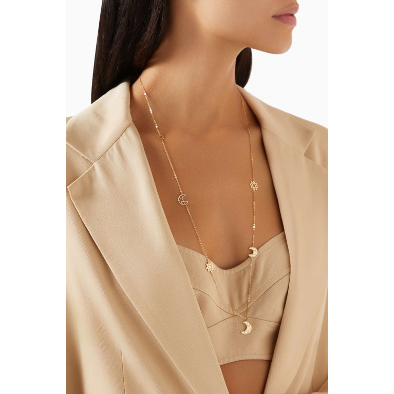 Damas - LaNature Cosmo Station Necklace in 18kt Gold