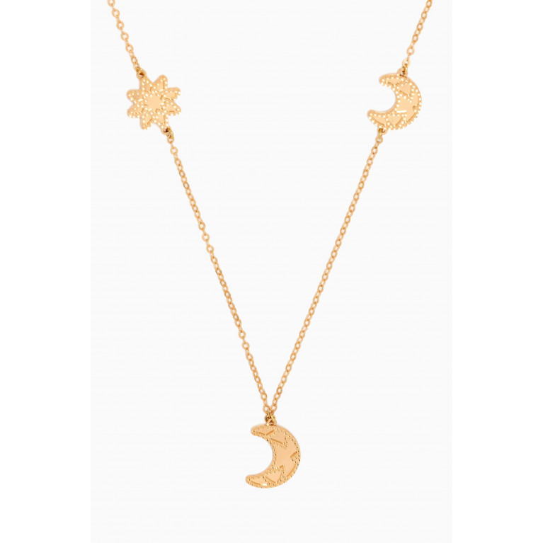 Damas - LaNature Cosmo Station Necklace in 18kt Gold