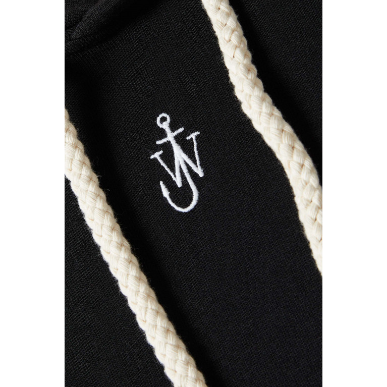 Jw Anderson - Logo Embroidery Hoodie in Cotton