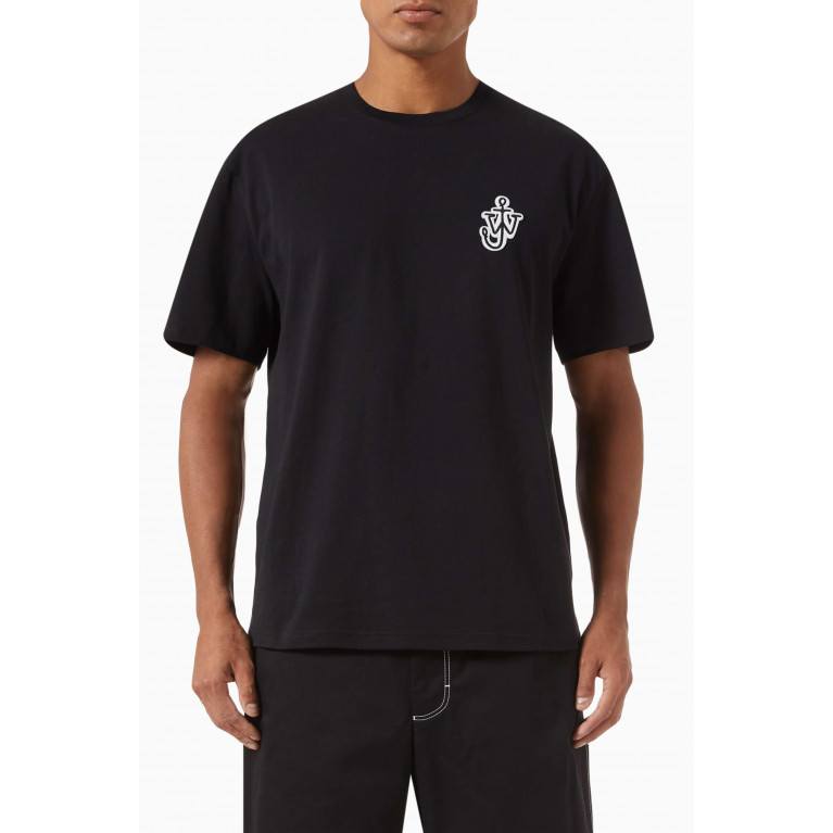 Jw Anderson - Anchor-patch Logo T-shirt in Cotton-jersey