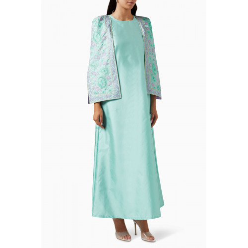 April Clothing - Embroidered Cape Dress