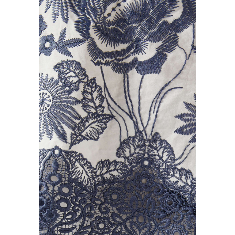 Especia - Ferdinand Embroidered Off-shoulder Top in Cotton