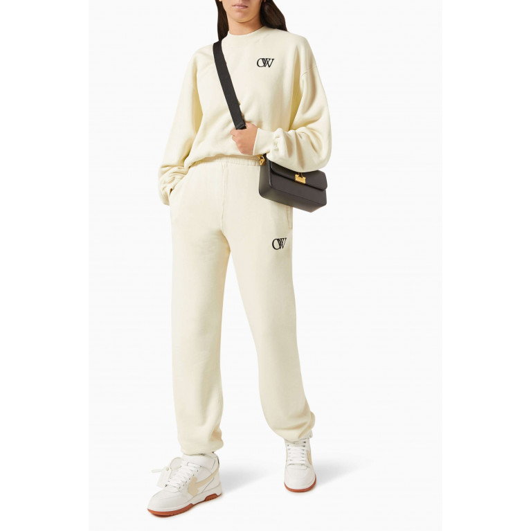 Off-White - OW Logo Sweatpants in Coton-jersey