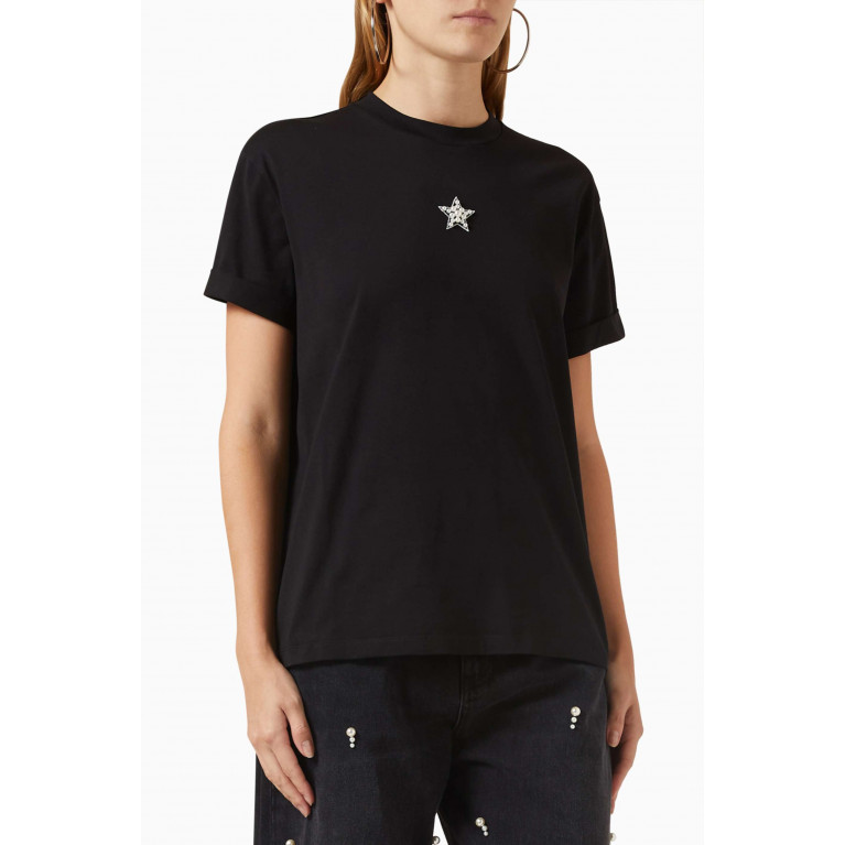 Stella McCartney - Pearl Mini Star T-Shirt in Cotton Jersey