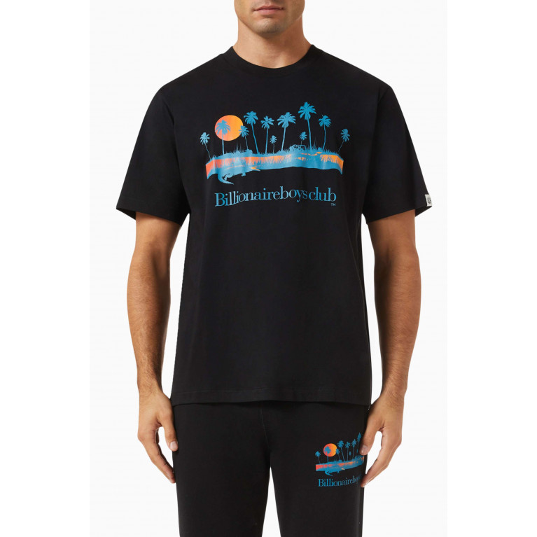 Billionaire Boys Club - Evergreen Logo-print T-shirt in Cotton-jersey Black