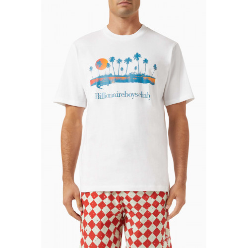 Billionaire Boys Club - Evergreen Logo-print T-shirt in Cotton-jersey White