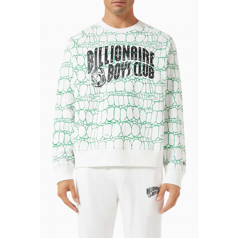 Billionaire Boys Club - Gator Camo Logo Sweatshirt in Cotton