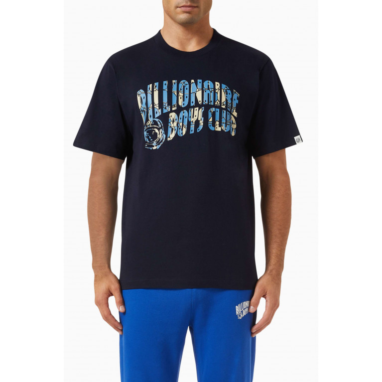 Billionaire Boys Club - Gator Camo Arch Logo T-shirt in Cotton-jersey Blue