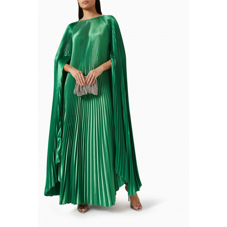 L'idee - Palais Maxi Gown in Pleated Satin