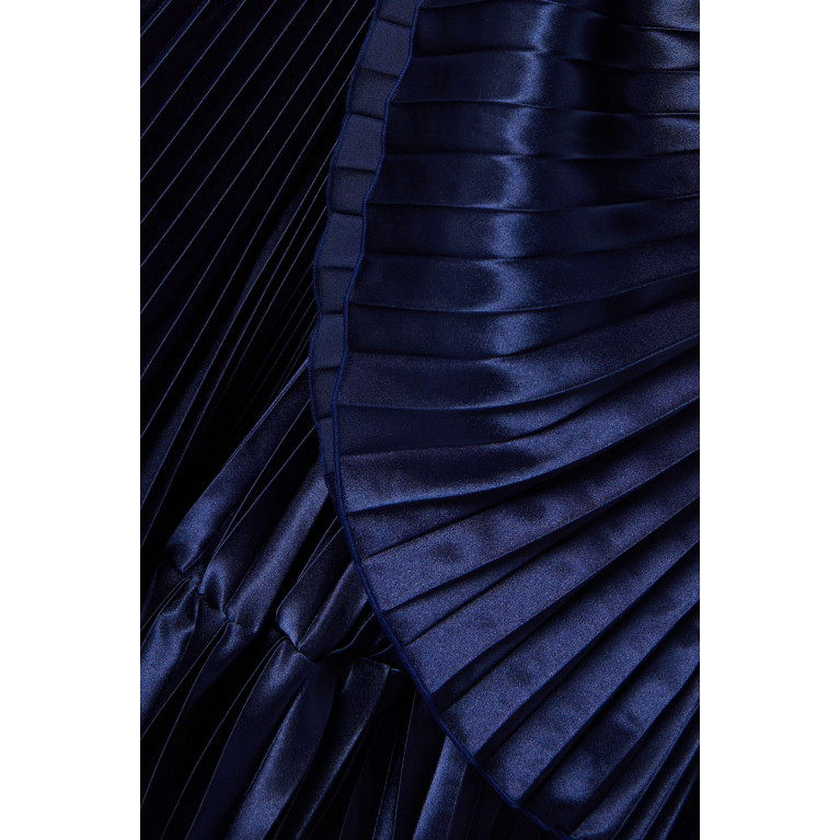 L'idee - Magnifique Top in Pleated Satin