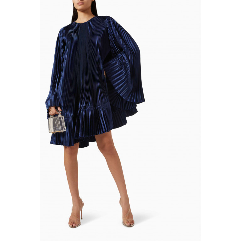 L'idee - Magnifique Top in Pleated Satin