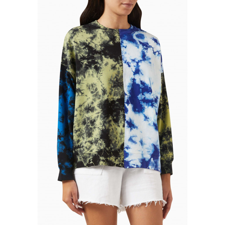 Electric & Rose - Bhodi Tie-dye Sweatshirt in Cotton-fleece