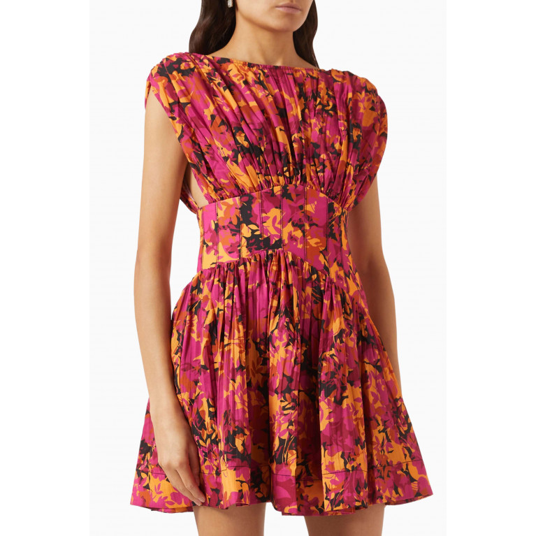 Acler - Clifton Floral-print Mini Dress