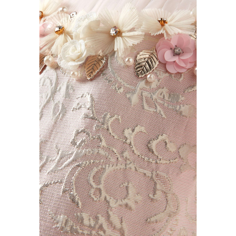 Lėlytė - Floral-motif Tulle Dress