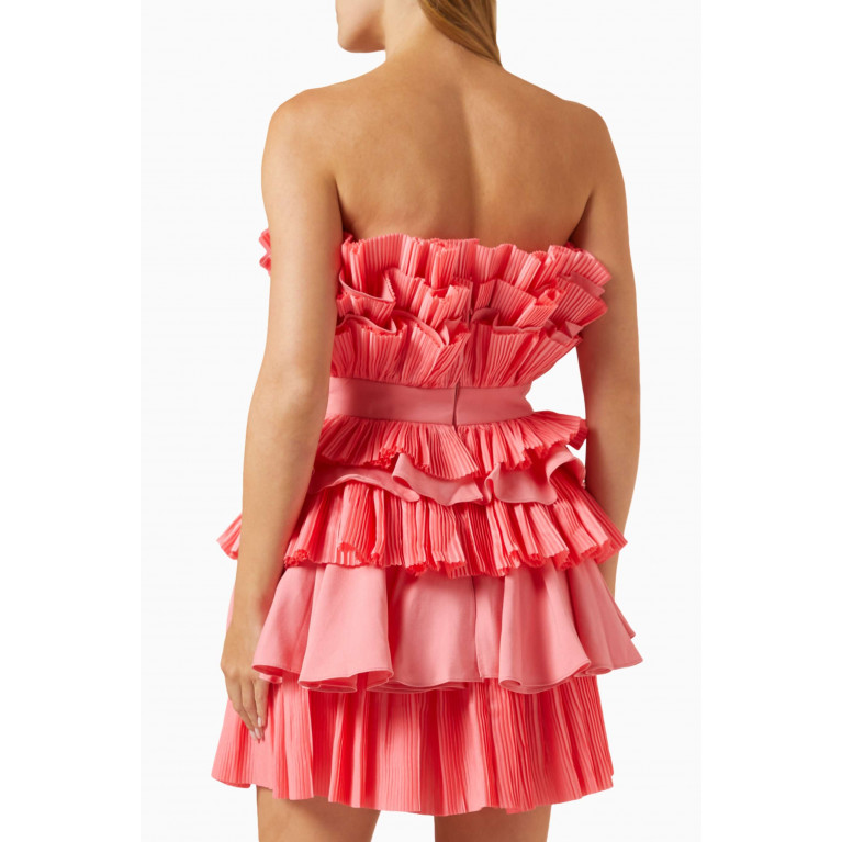 Acler - Elsher Mini Dress in Viscose Blend