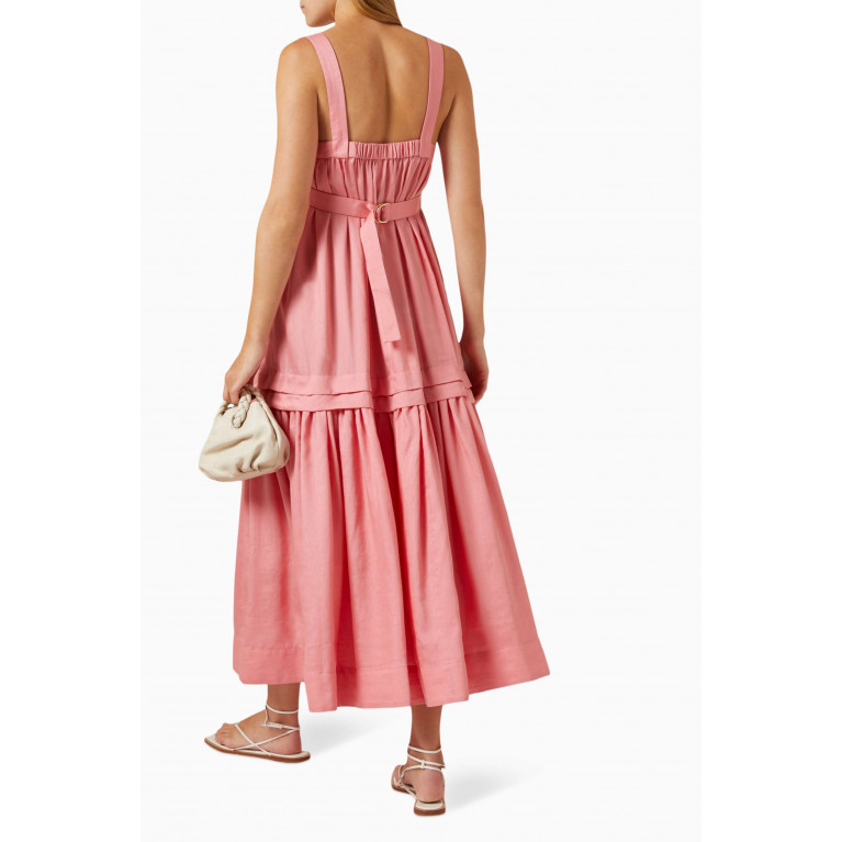 Acler - Colevale Midi Dress in Linen Blend