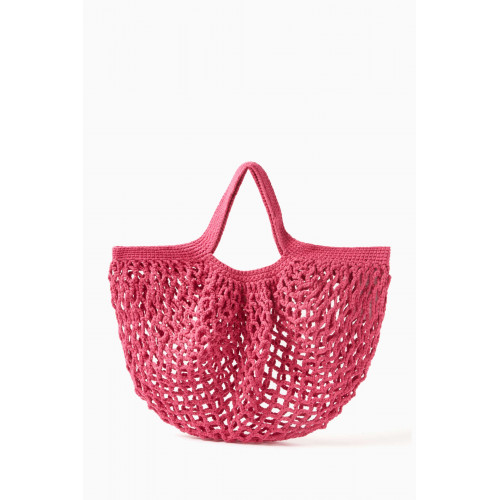 Cooperative Studio - Large Maximum Net Bag in Recycled Cotton Pink