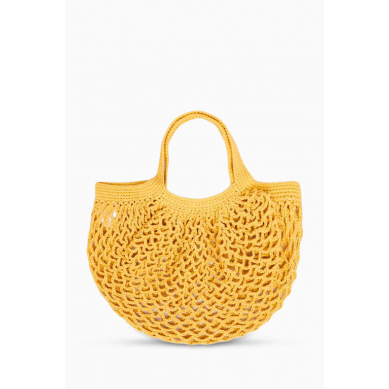 Cooperative Studio - Large Maximum Net Bag in Recycled Cotton Yellow