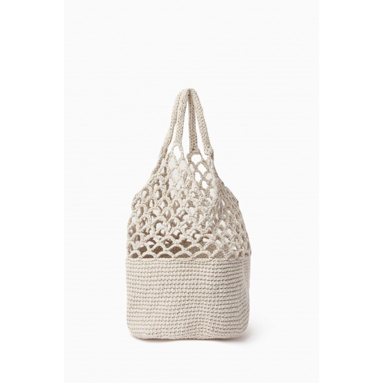Cooperative Studio - Medium Funky Net Bag in Crochet Neutral