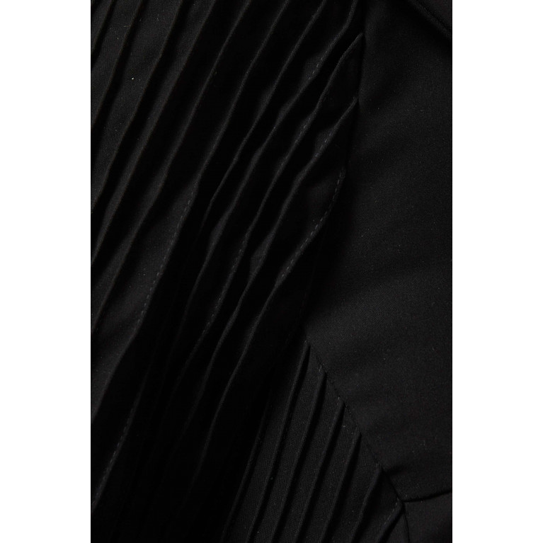 Avaro Figlio - One-shoulder Pintuck Maxi Dress