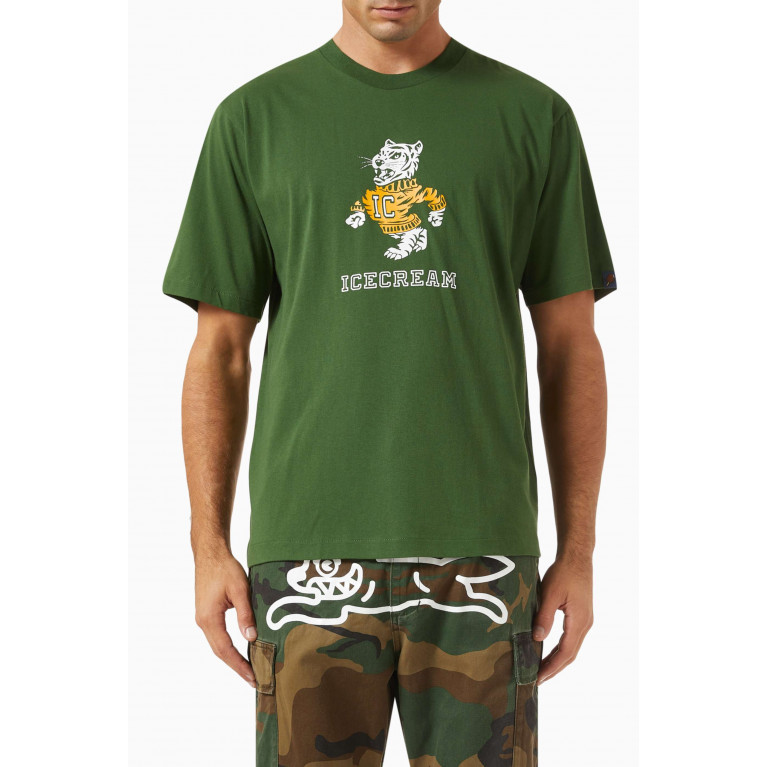 Ice Cream - Mascot T-shirt in Cotton-jersey Green
