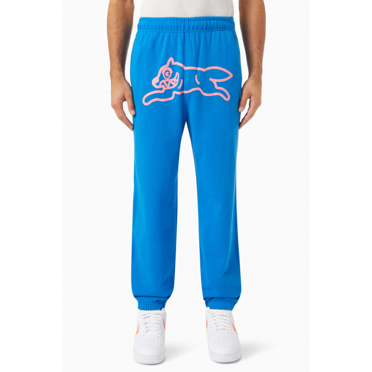 Ice Cream - Running Dog Sweatpants in Cotton-jersey Blue