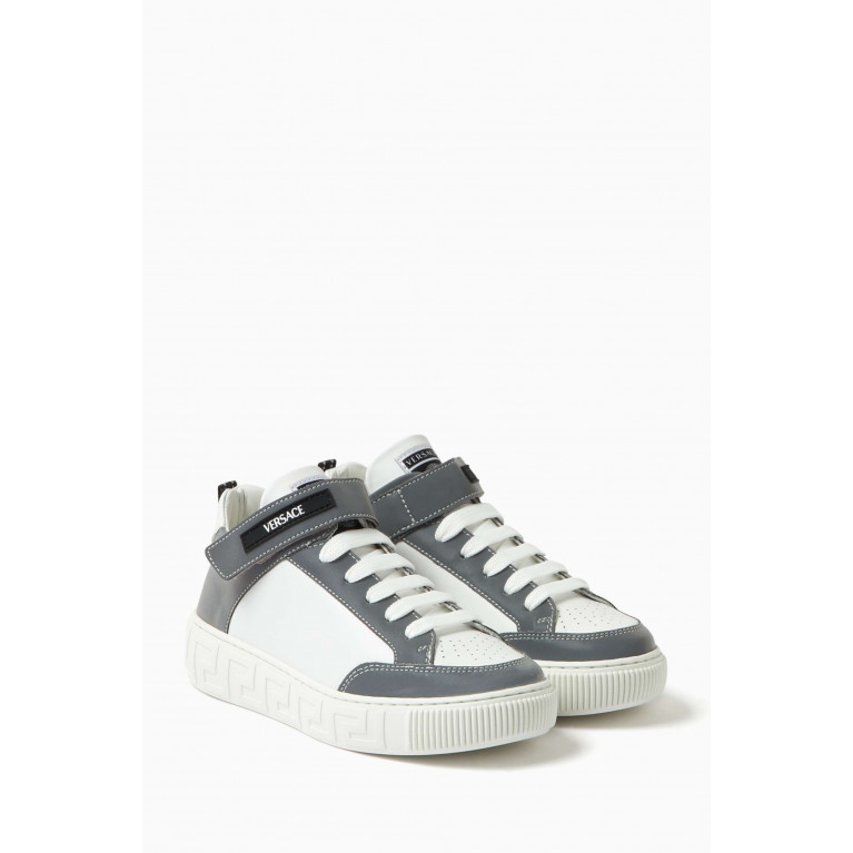 Versace - Two-tone Sneakers in Leather