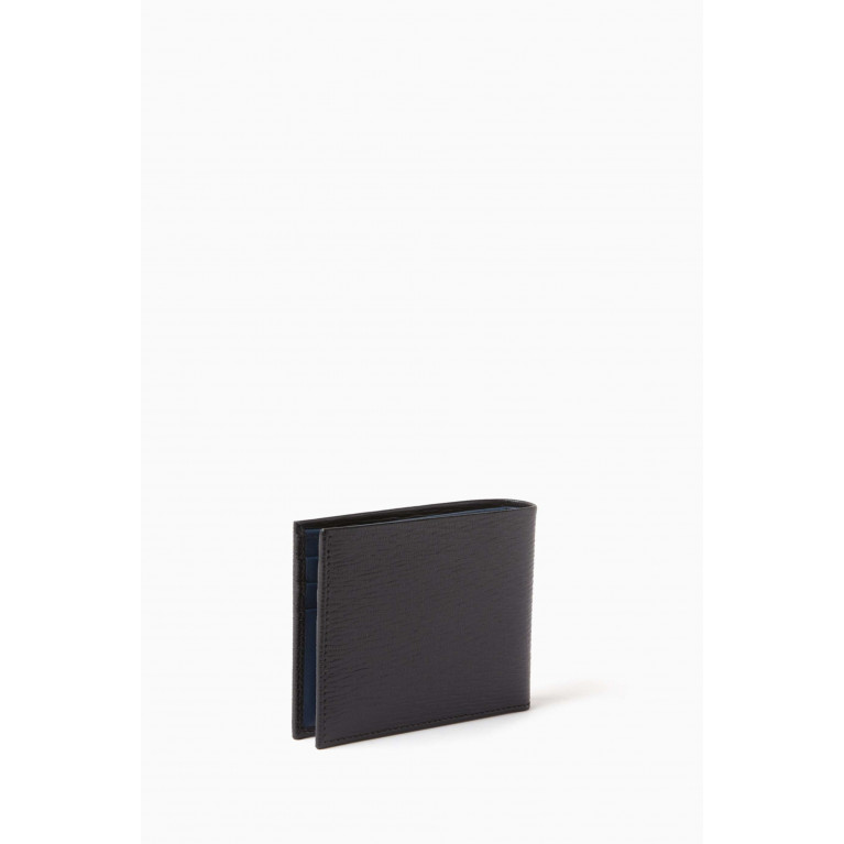 Ferragamo - Revival Gancini Bi-fold Wallet in Hammered Leather