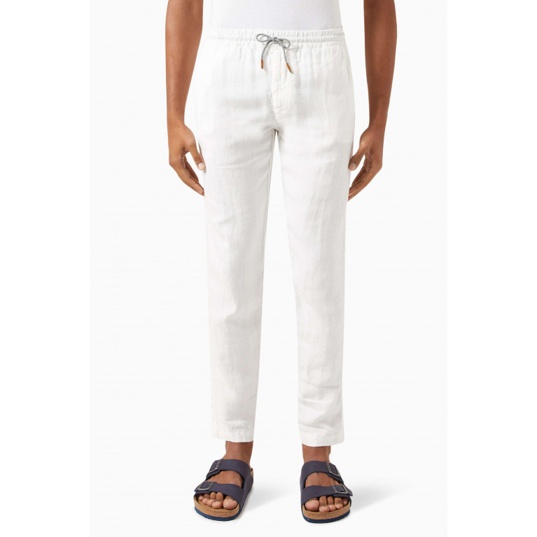 Eleventy - Trousers in Linen White