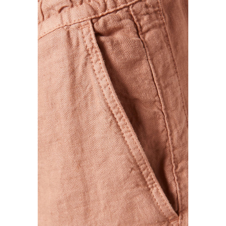 Eleventy - Classic Shorts in Linen Orange