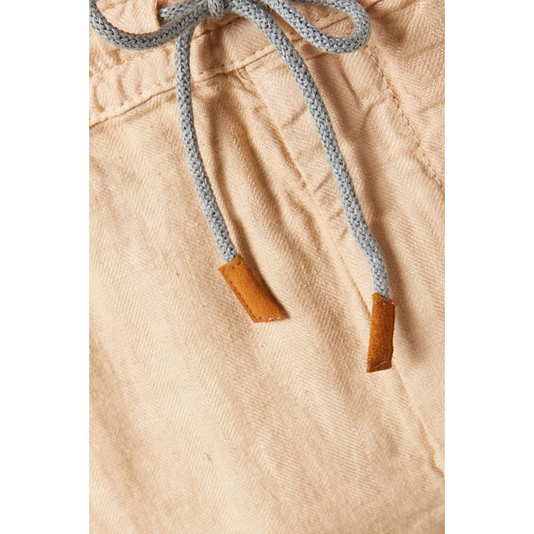 Eleventy - Classic Shorts in Linen Neutral