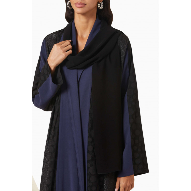 Hessa Falasi - Lace panel Abaya