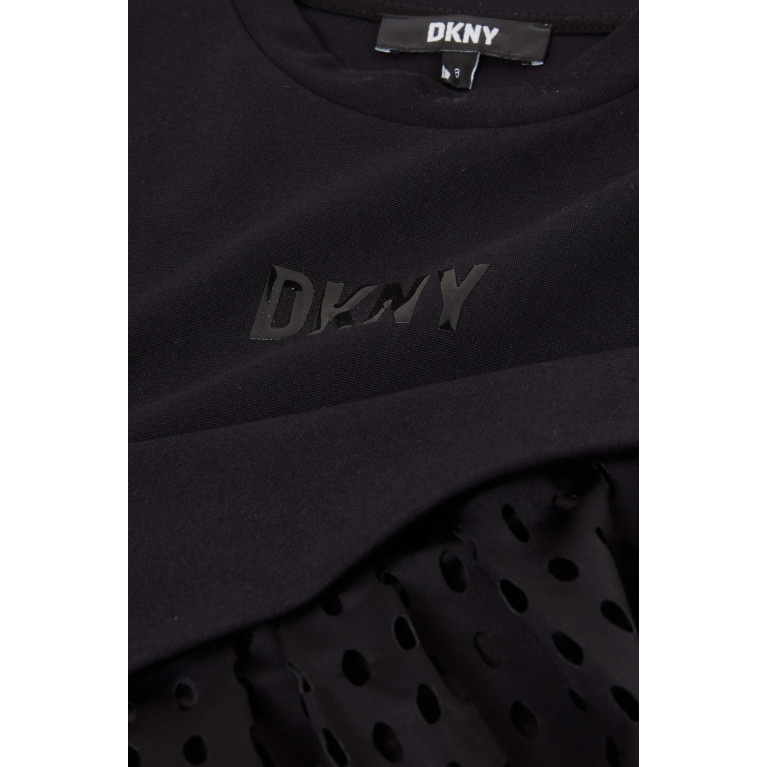 DKNY - Cut-out Sweatshirt Dress in Cotton