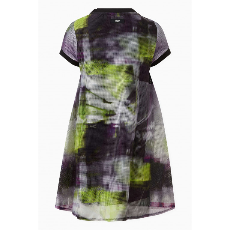 DKNY - Graphic Print Dress in Viscose Blend
