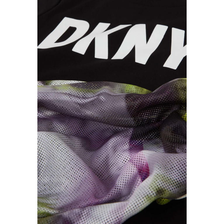 DKNY - Graphic Print Dress in Viscose Blend