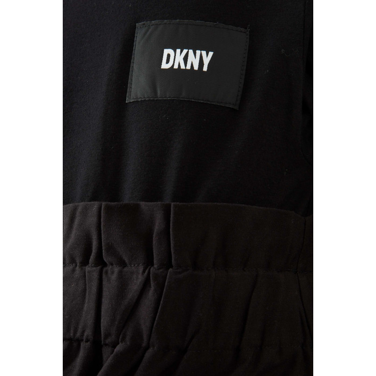 DKNY - Logo Patch Dress in Cotton
