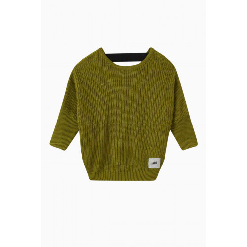 DKNY - Logo-tape Sweater in Wool-blend Knit
