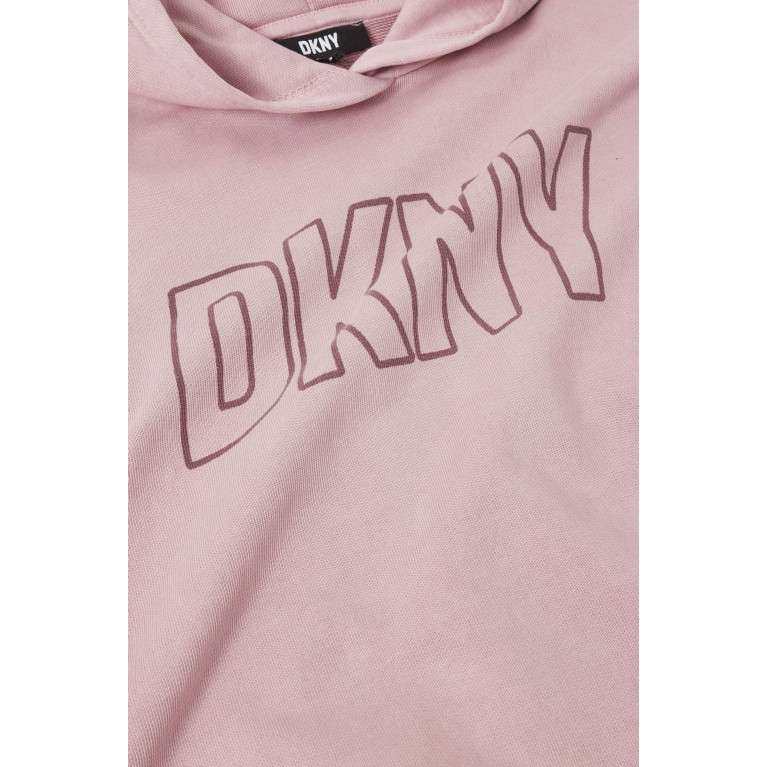 DKNY - Logo-print Hoodie in Cotton