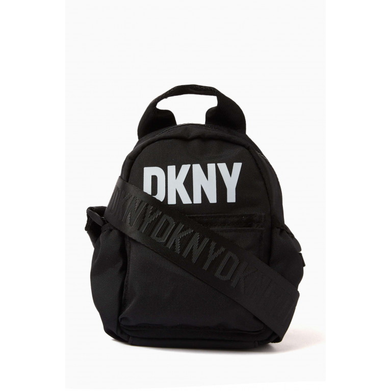 DKNY - Logo Print Backpack-Style Crossbody