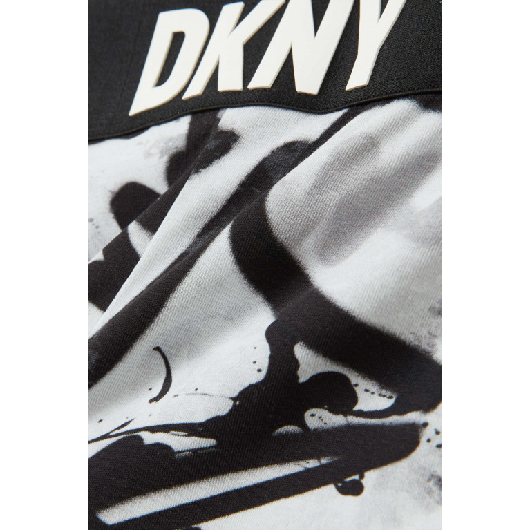 DKNY - Graffiti Print Leggings in Cotton