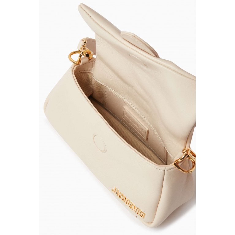 Jacquemus - Le Petit Bambimou in Padded Leather Neutral
