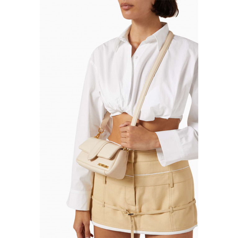 Jacquemus - Le Petit Bambimou in Padded Leather Neutral