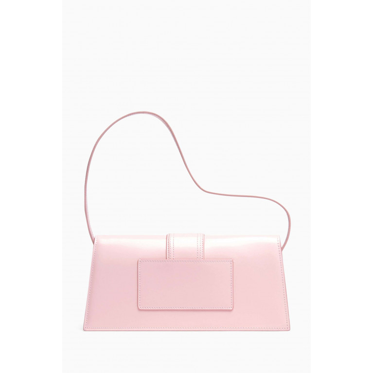 Jacquemus - Le Bambino Long Shoulder Bag in Patent Leather Pink