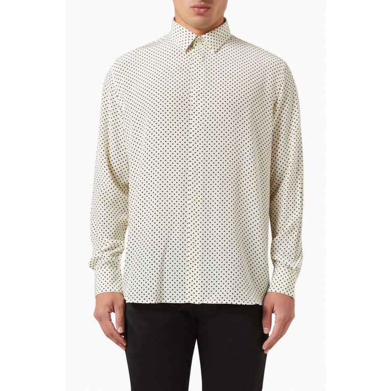 Saint Laurent - Yves Collar Shirt in Silk