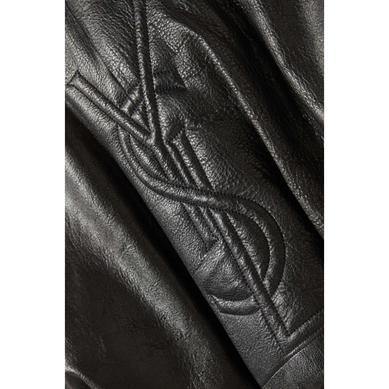 Saint Laurent - Cassandre Puffer Jacket in Lambskin-leather
