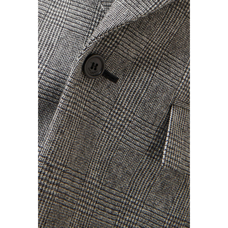 Saint Laurent - Prince of Wales Flannel Jacket in Wool