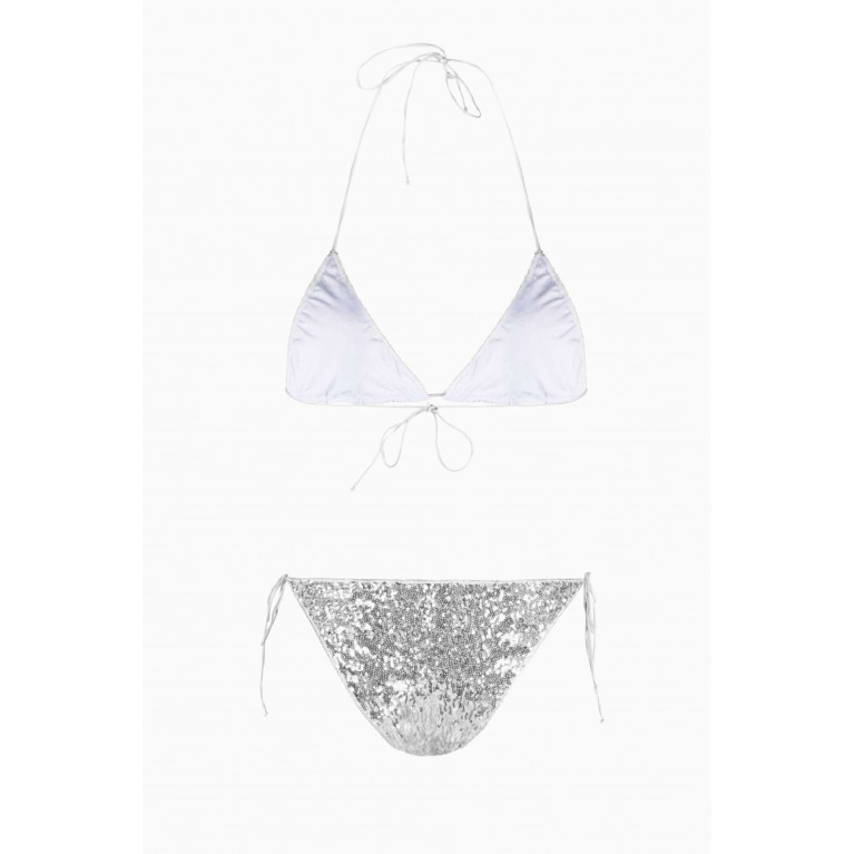 Oséree - Paillettes Halterneck Bikini Set