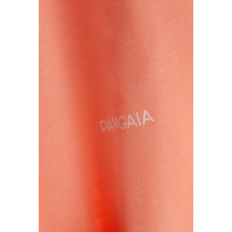 Pangaia - Logo Print T-shirt in Organic Cotton Pink